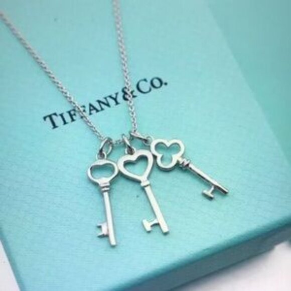 Tiffany & Co. Silver Key Necklace - Picture 6 of 7